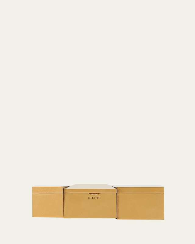 Axel 18K Gold-Filled Brass Minaudiere